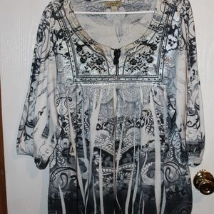 💗One World, 3X, 3/4 sleved shirt